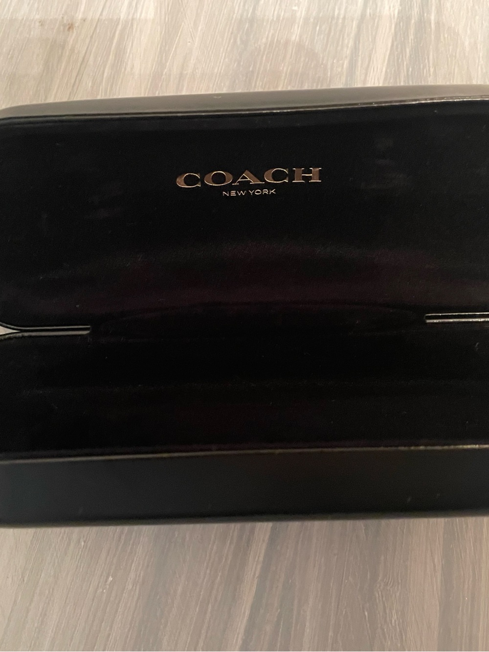 Coach Black Eyeglass Sunglasses Hard Case